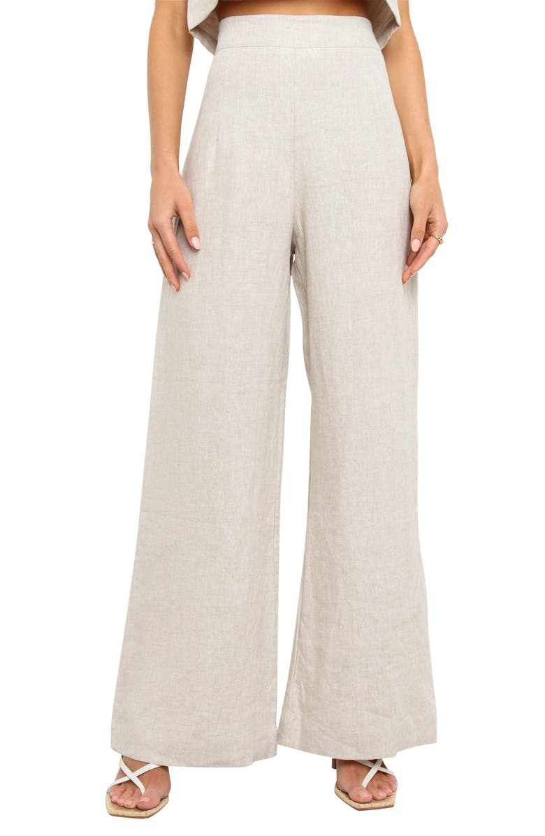 Devlin Linen Wide Leg Pants