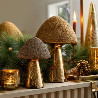 West Elm Christmas collection, decorative Christmas accents