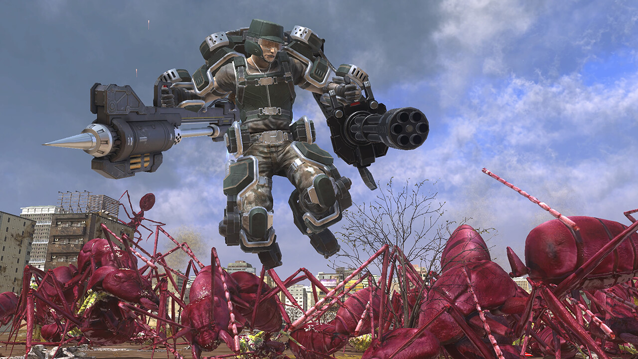 Earth Defense Force 6 gets review bombed on Steam over a surprise Epic account requirement when we should all be bombing giant bugs instead