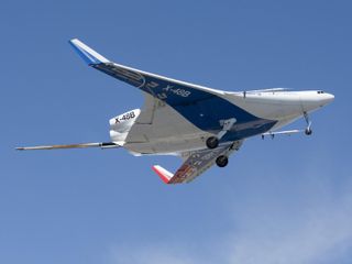 X-48B in Flight
