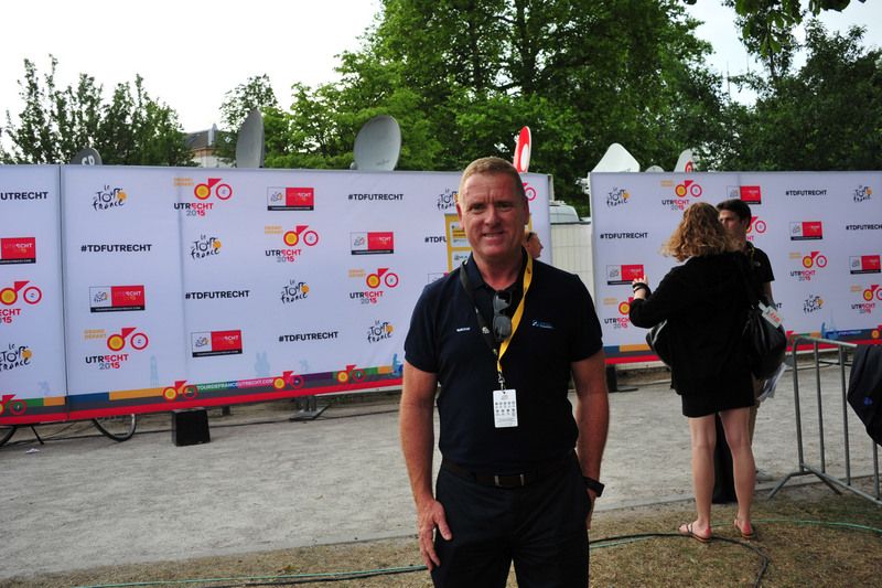 Orica-GreenEdge manager Shayne Bannan was at the team presentation