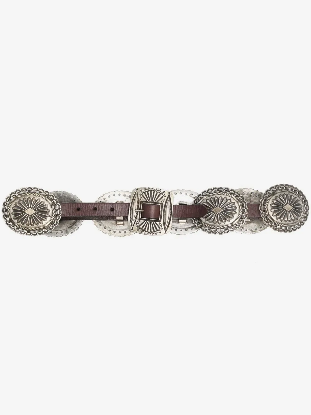 Polo Ralph Lauren Western-Style Engraved Buckle Belt | M
