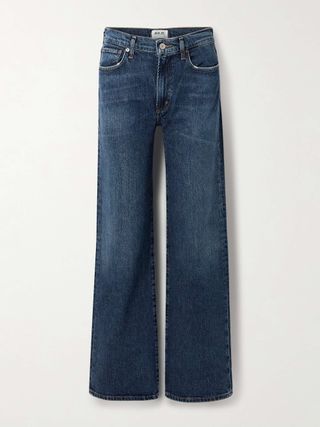 Harper Mid-Rise Wide-Leg Jeans