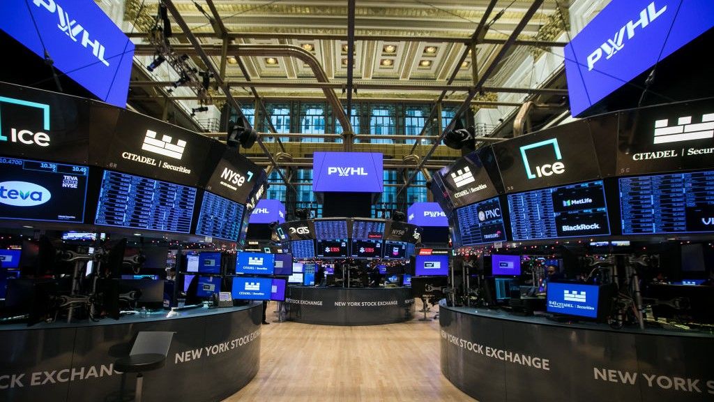 The floor of the New York Stock Exchange