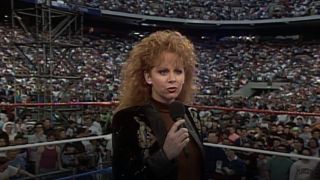 Reba McEntire at WrestleMania VIII