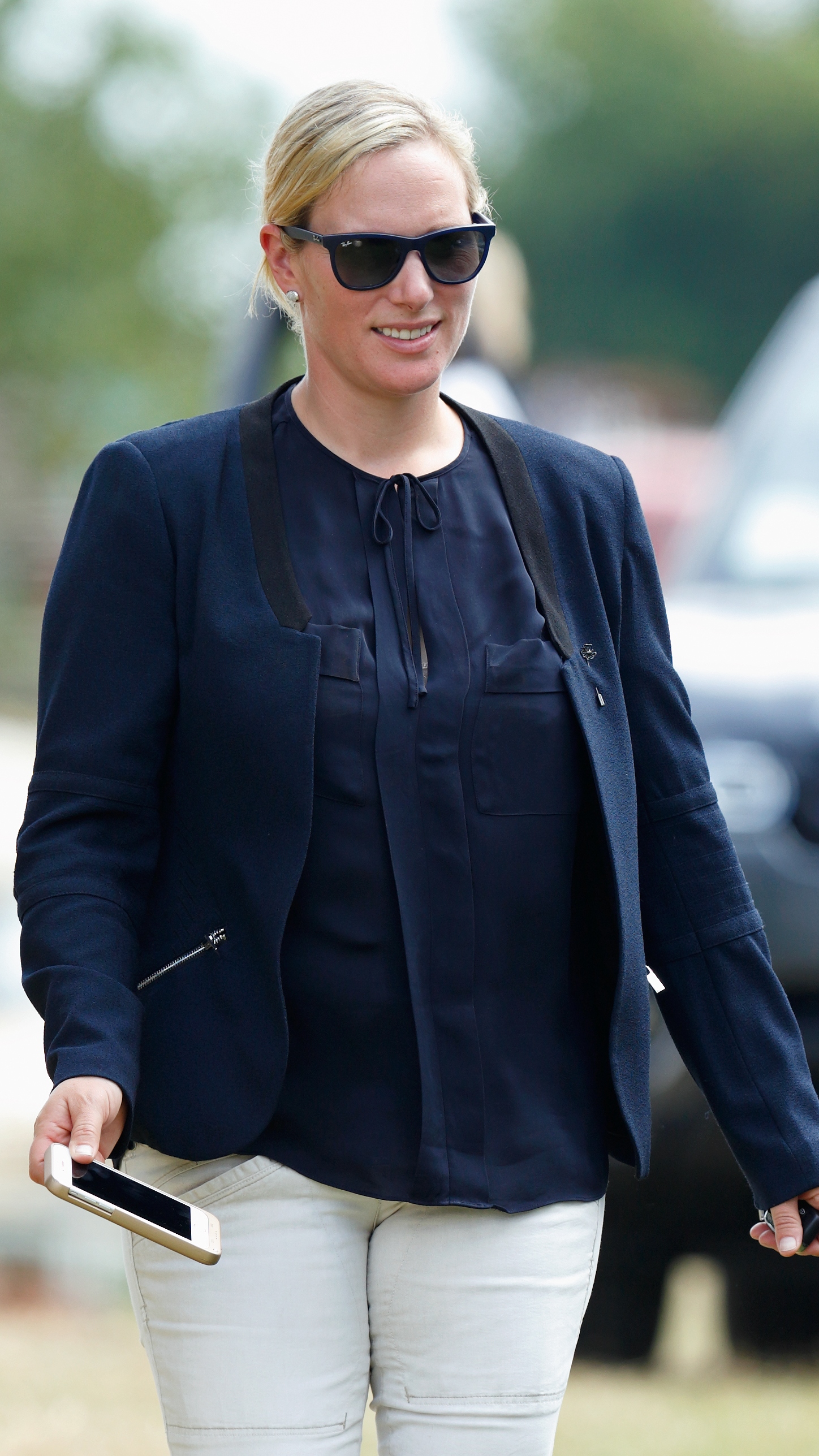 Zara Tindall attends day 1 of the Festival of British Eventing at Gatcombe Park on August 7, 2015