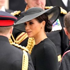 Meghan Markle at Queen Elizabeth II's funeral