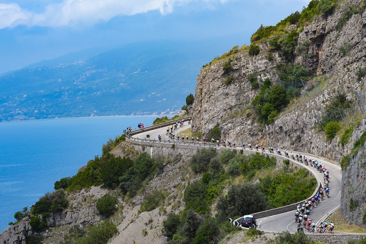 Stage 8 of the Giro d'Italia to Montevergine di Mercogliano