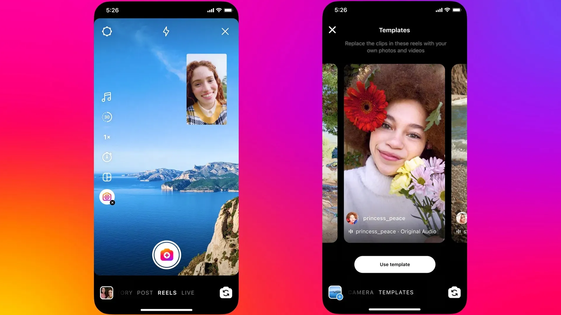 Instagram Reels Dual feature