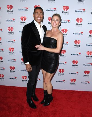 INGLEWOOD, CALIFORNIA - DECEMBER 01: T.J. Holmes, Amy Robach arrives at the KIIS FM's iHeartRadio Jingle Ball 2023 Presented By Capital One at The Kia Forum on December 01, 2023 in Inglewood, California.
