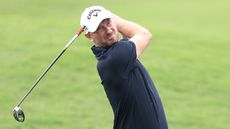 Chris Wood takes a shot at the Commercial Bank Qatar Masters
