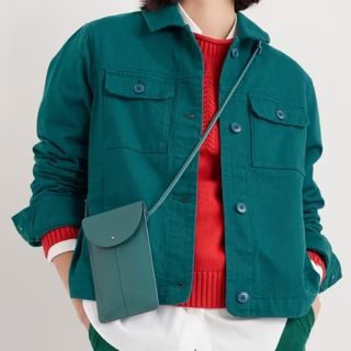 Seasalt Cornwall Teal Denim Jacket