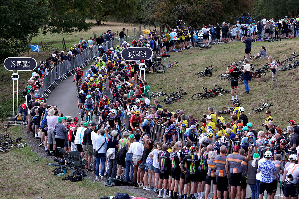 BURTON DASSETT, UNITED KINGDOM - SEPTEMBER 05: competes during the 21st Tour of Britain 2025, Stage 4 a 186.9km stage from Atherstone to Burton Dassett on September 05, 2025 in Burton Dassett, United Kingdom. (Photo by Alex Livesey/Getty Images)