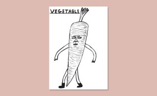 A vegetable gets the Shrigley treatment