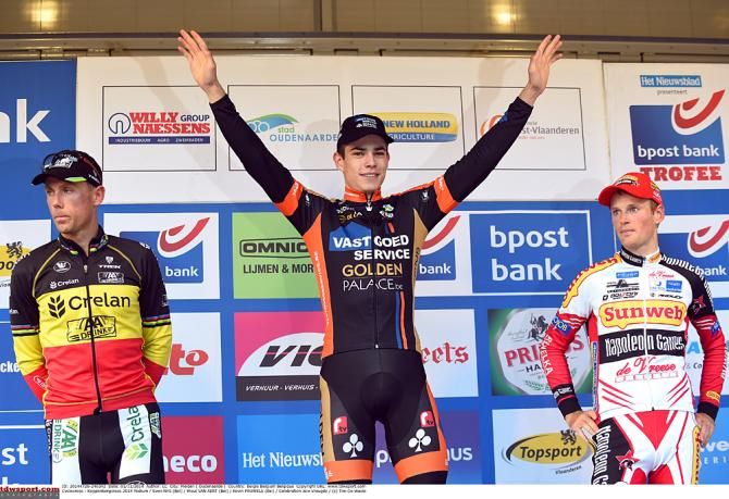 Wout Van Aert (Vastgoedservice - Golden Palace Cycling Team) wins Koppenbergcross