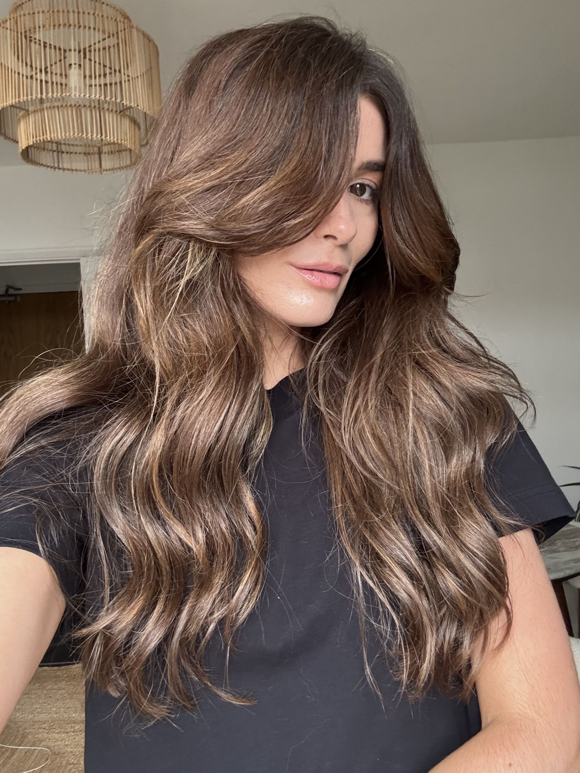 A photo of Eleanor's hair after using Cool Girl spray by Sam McKnight