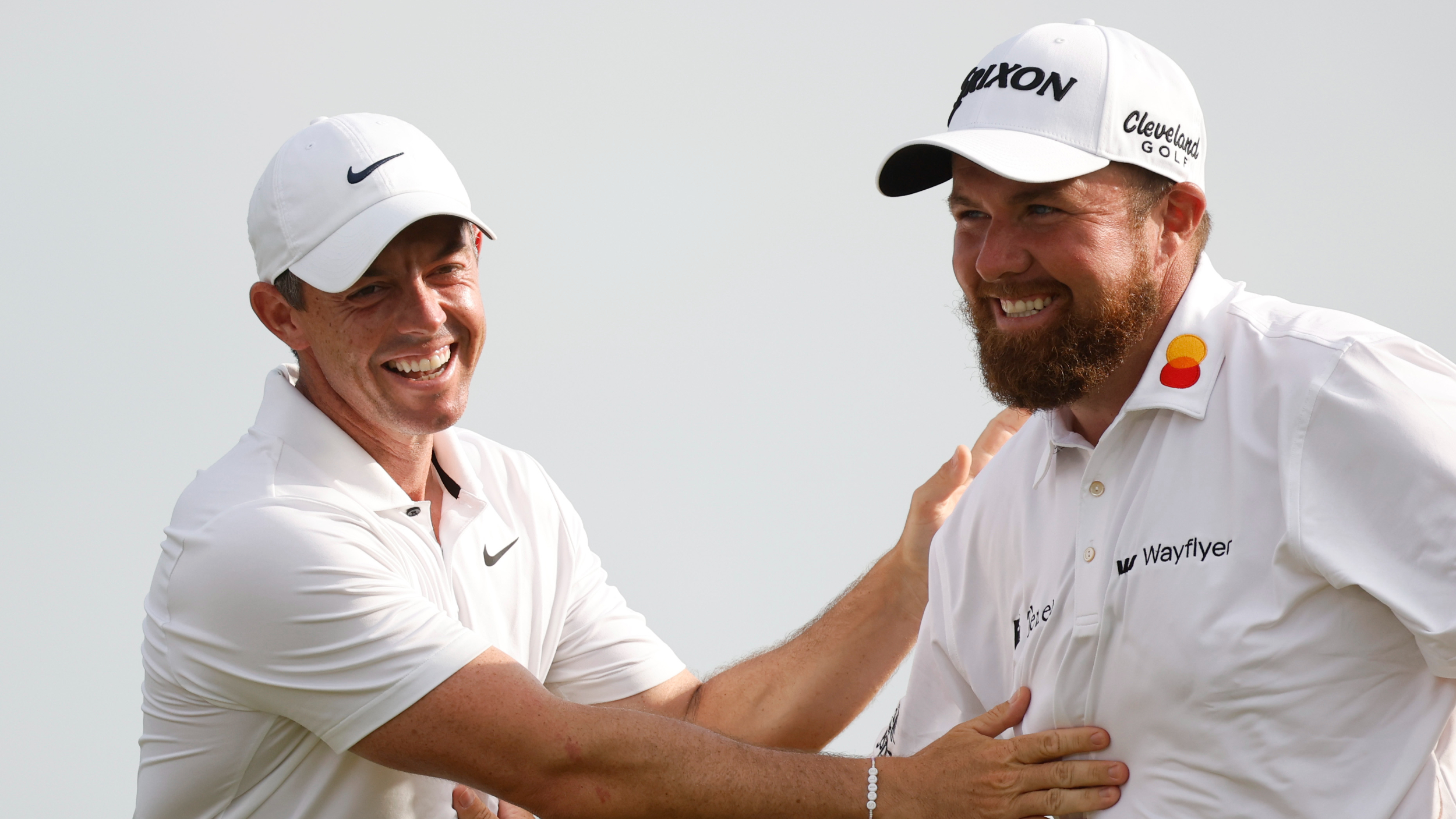 Rory McIlroy and Shane Lowry after winning the Zurich Classic of New Orleans