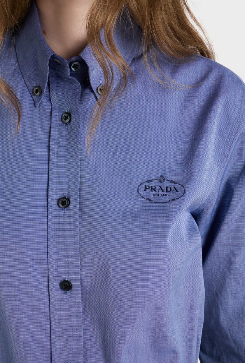 Prada, Embroidered Fil-&amp;agrave;-Fil Shirt