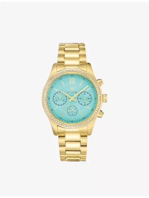 Domenica Stainless-Steel and Zirconia Quartz Watch