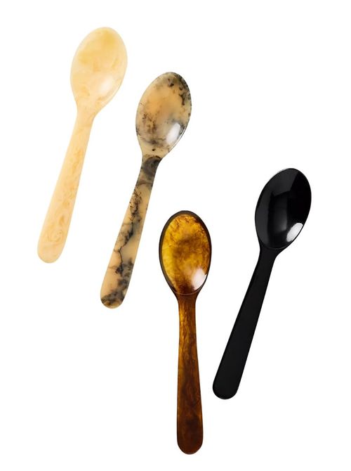 Mignon Resin Teaspoons, Set of 4
