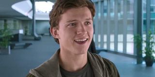 Tom Holland as Peter Parker in Spider-Man: Homecoming