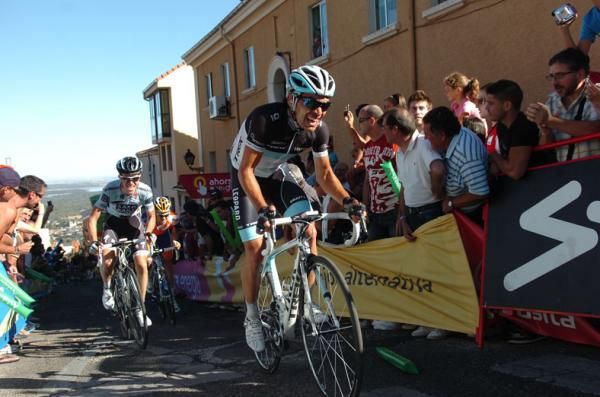 Olivier Zaugg (Leopard Trek) on stage 8 of the Vuelta.