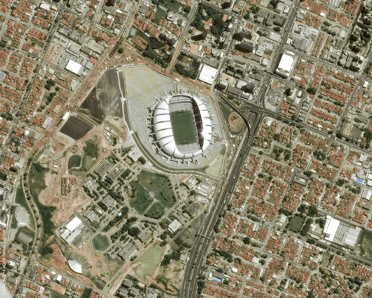 World Cup 2014 Stadiums in Brazil Seen from Space (Photos) | Space