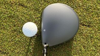 Photo of the TaylorMade Qi35 Driver address position