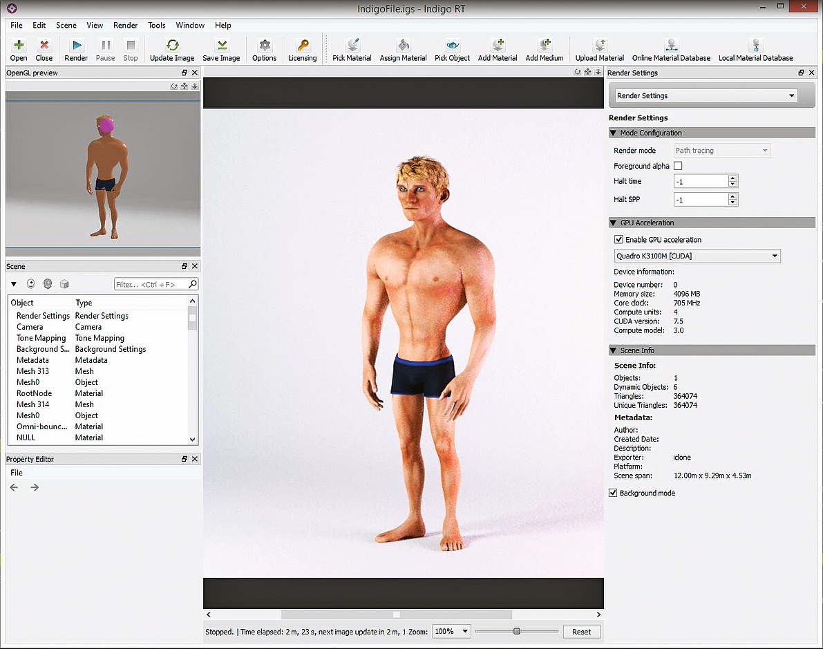 Final tweaks can be made even when the character is imported