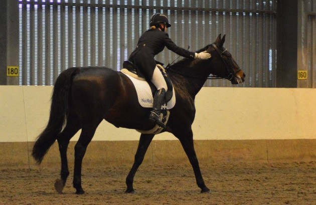 With Amo after my first advanced test
