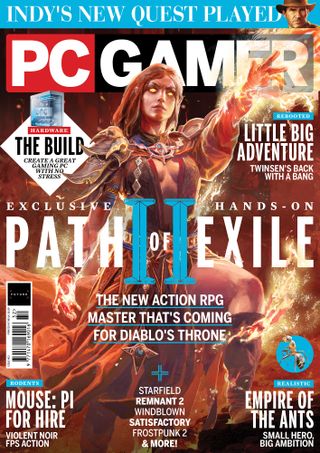 PC Gamer magazine issue 403 featuring Path of Exile 2