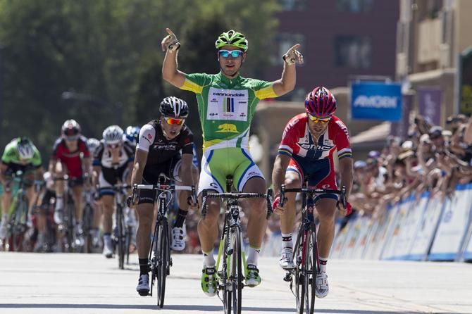 Peter Sagan (Cannondale) claims stage 7 of the Tour of California