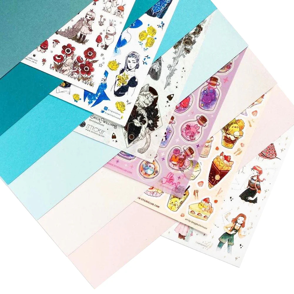 Stickii Club stickers