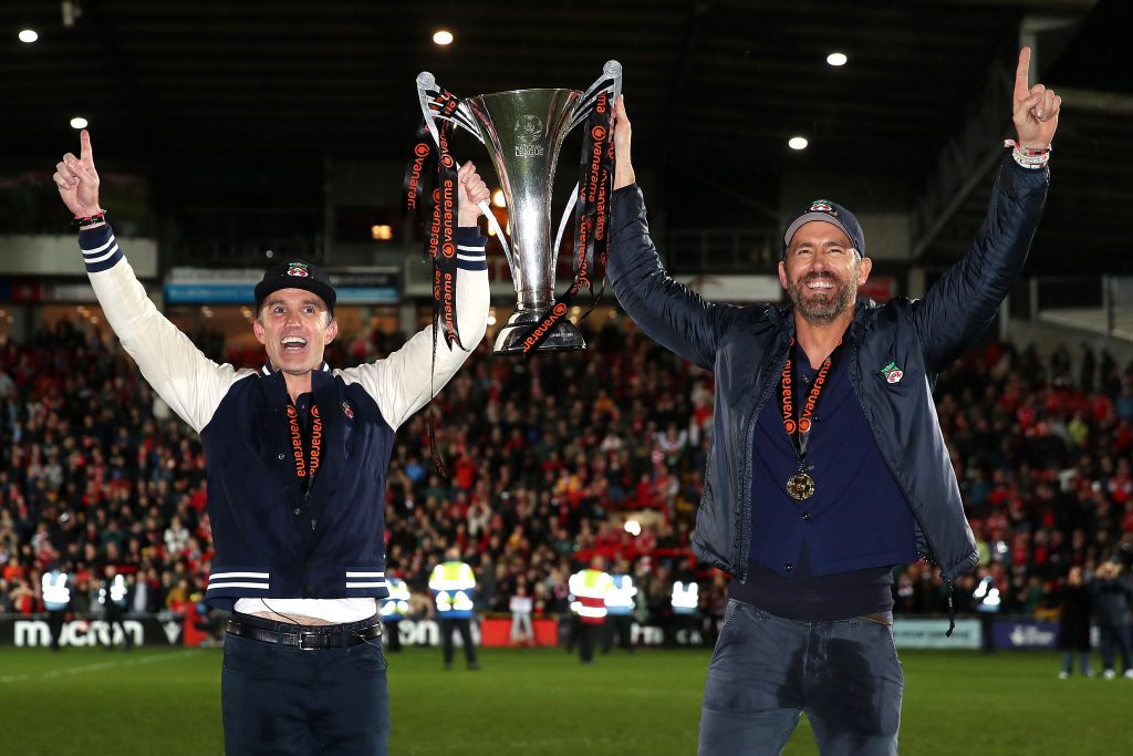 Wrexham co-owners Ryan Reynolds and Rob McElhenney