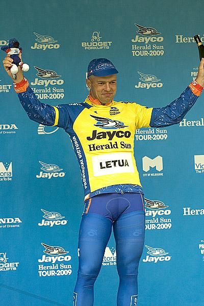 Jaan Kirsipuu (Le Tua) from Estonia is the Jayco Herald Sun Tour leader after the first stage in Ballarat.