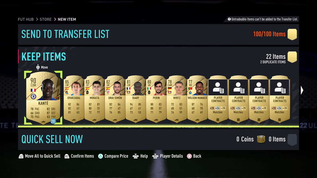 Fifa 22 Prime Gemischte Spieler Pack FIFA 22 Prime Gaming Pack 11 gives you a 83+ rated player pick