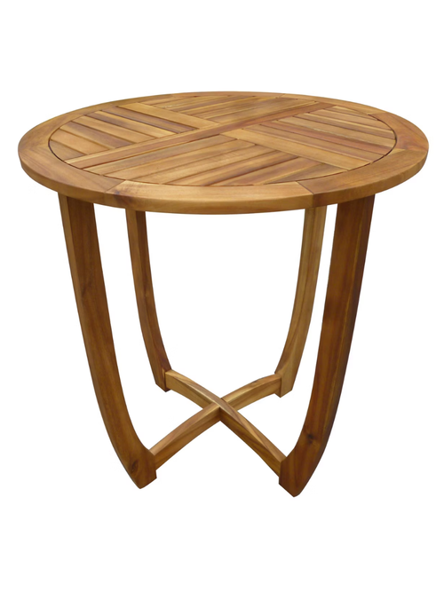 Andria Outdoor Acacia Wood Bistro Table