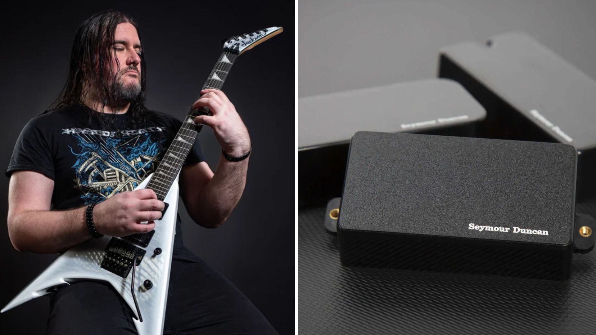 “They’re the all-in-one stop for what I’m looking for”: Seymour Duncan debuts signature Blackouts for Trivium’s Corey Beaulieu, treating its active metal humbucker to a distinct sonic twist