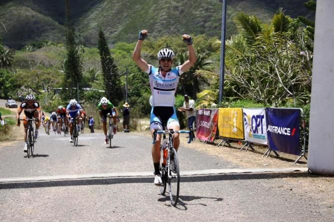 Cameron Ivory claims stage 5 of the 2013 Tour of New Caledonia