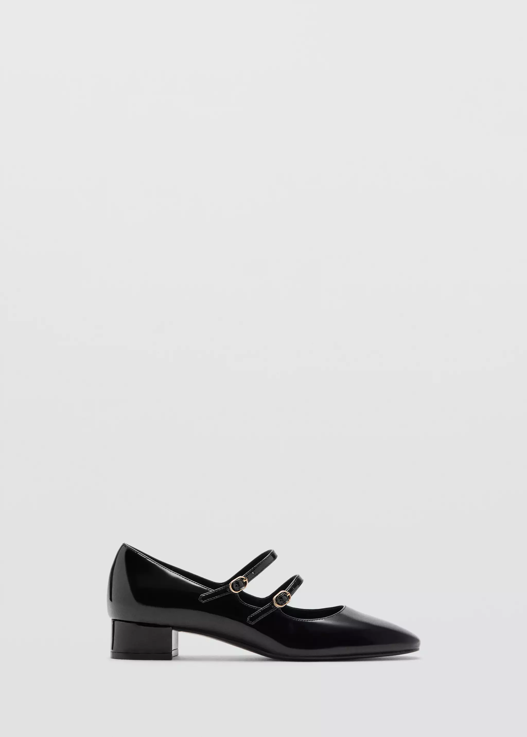 Patent Leather Shoes With Buckle - Women | Mango Usa