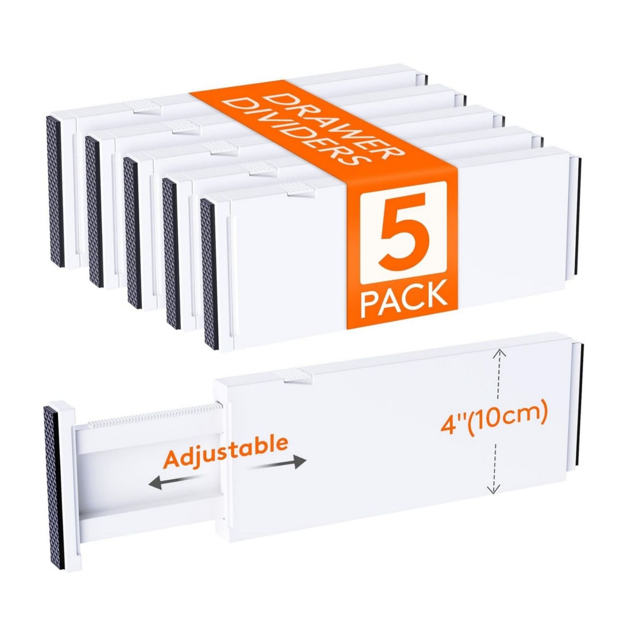 Lifewit 5 Pack Drawer Dividers