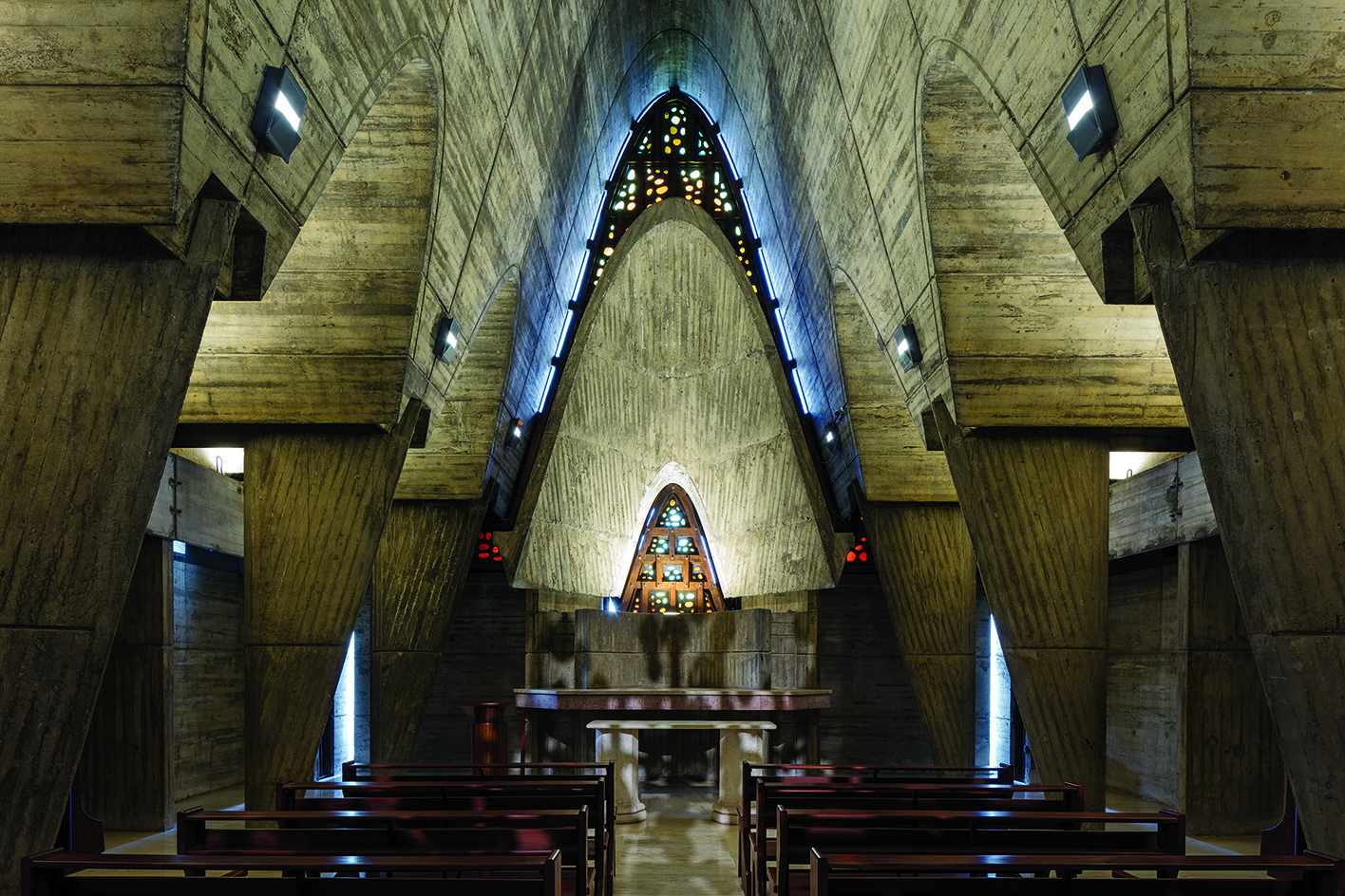Brutalist Interiors,Basilica-Cathedral of Our Lady of AltagraciaAndré Dunoyer de Segonzac, Pierre Dupré, 1949–71Higüey, Dominican Republic
