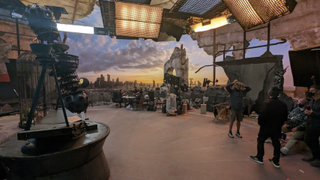 Using Unreal Engine 5 to make Amazon's Fallout TV series; photos of behind the scenes on a film set