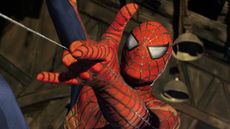 Tobey Maguire as Spider-Man in Spider-Man (2002)