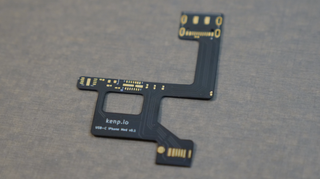 The iPhone's USB-C custom circuit board