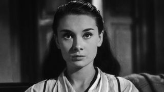 Audrey Hepburn in a still from Roman Holiday