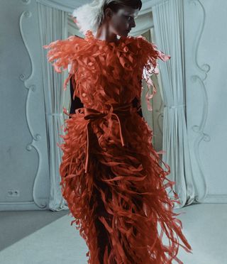 Demna Balenciaga Fall 2023 Couture Collection photographed in Paris Salon