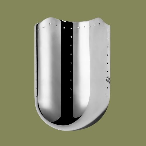 Plank Hardware, Domino Flush Wall Sconce | Polished Chrome Fixed Lighting