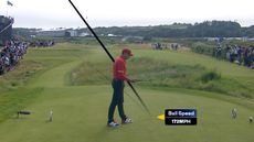 Sergio Garcia breaks his driver at The Open