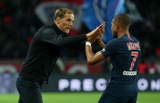 Thomas Tuchel and Kylian Mbappe